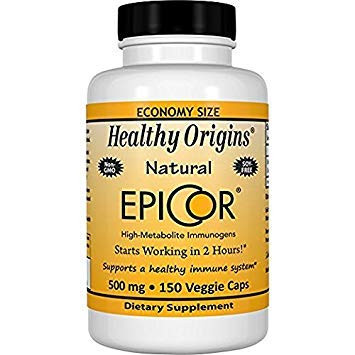Healthy Origins EpiCor (Clinically Proven Immune Support) 500 mg, 1Pack (150 Vcap Each )