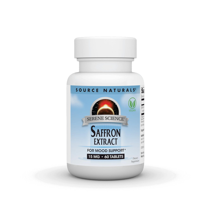 Source Naturals Serene Science Saffron Extract, for Mood Support* - 15 mg - 60 Tablets