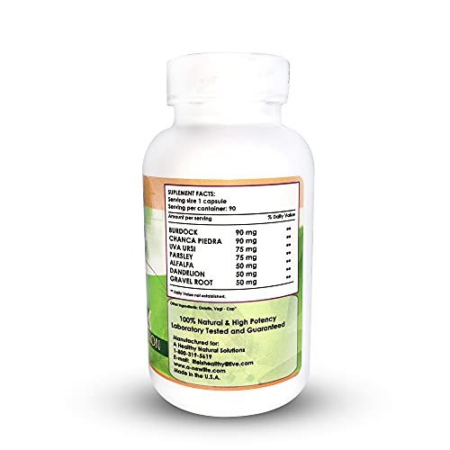 A Healthy Solutions Kidney Protector 07 - Natural Protector of Renal Function - Diuretic & Diaphoretic - Blood Purifying - 90 Caps