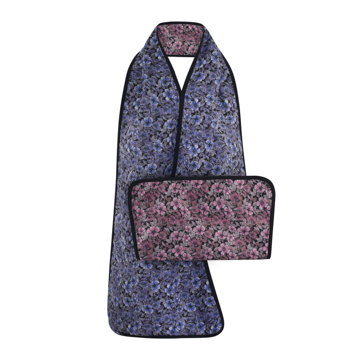 Reversible Adult Bib Scarf - Dignified Alternative to Adult Bibs | Washable and Reusable Clothing Protectors (Bronte)