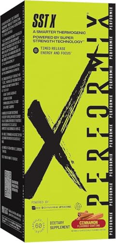 PERFORMIX SST X Timed Release Energy and Focus Powered by Super Strength Technology - Cinnamon - 60 Capsules (30 Servings)