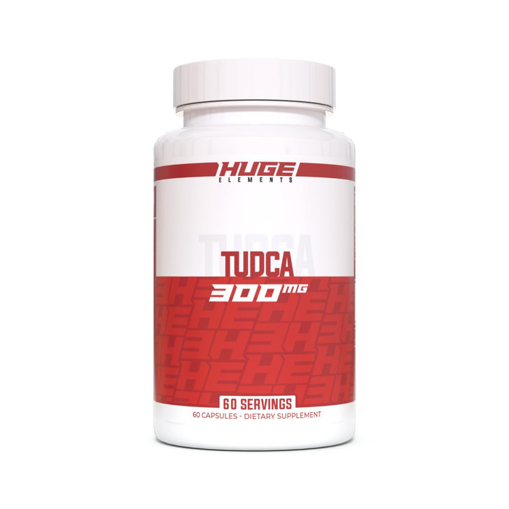 Huge Supplements TUDCA 300mg, Premium Quality Liver Support & Detoxification, Pure Bile Salts, Third-Party Lab Tests Available (60 Servings)
