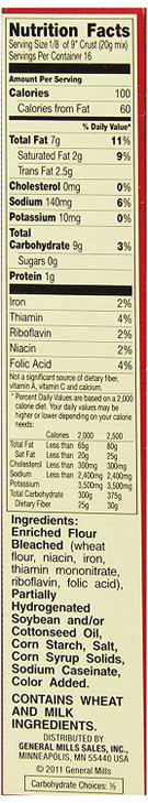 Betty Crocker Pie Crust Mix, 11oz Box (Pack of 6)