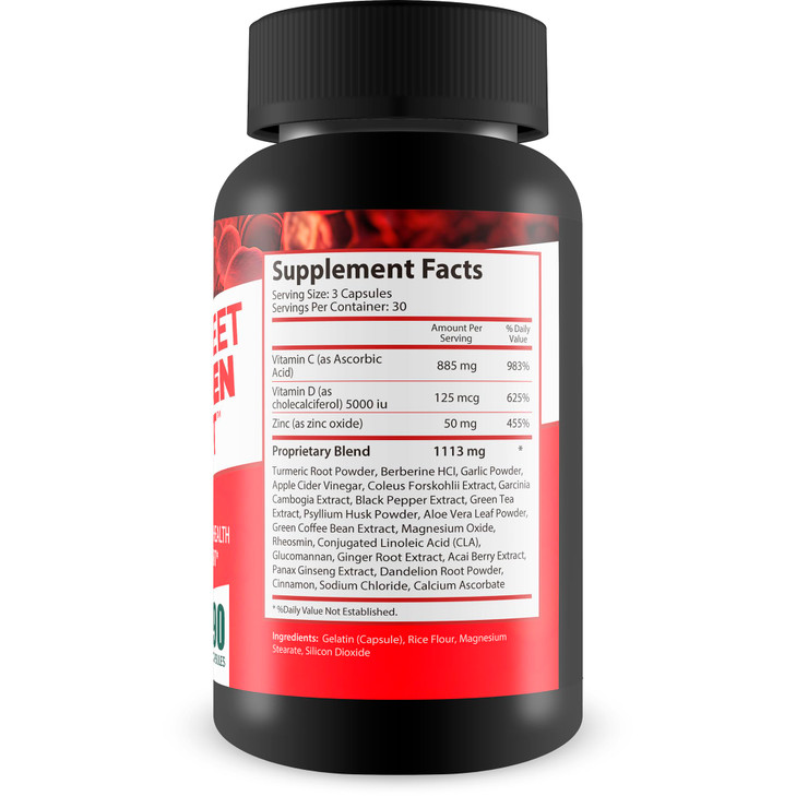 Pro Sweet Glycogen Support - Our Best Sweet Blood Support Supplement - Sugar Health Blood Health & Blood Circulation Support Supplement for Sugar Bal