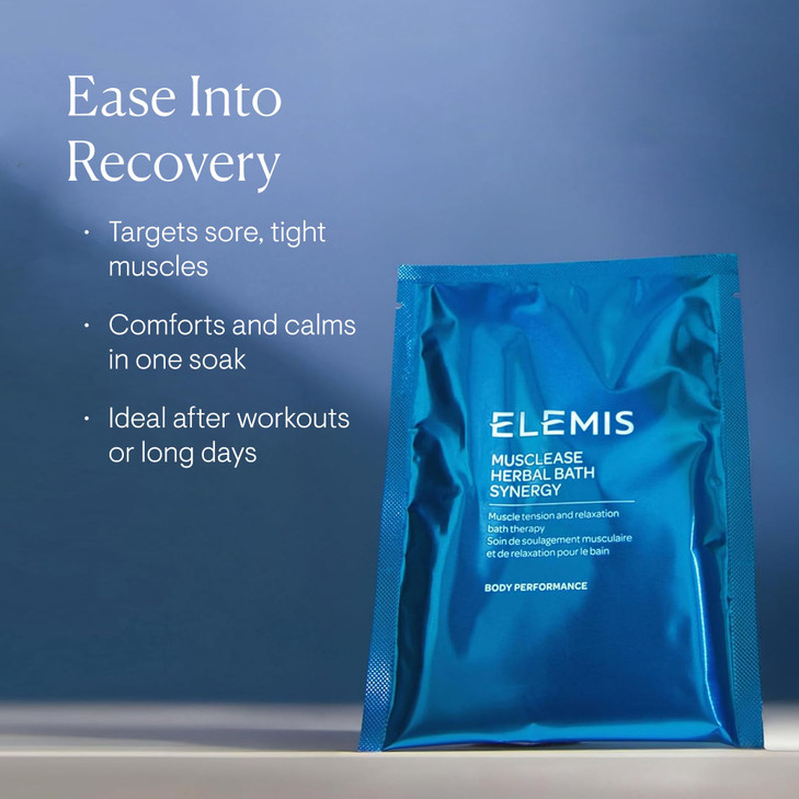 ELEMIS Musclease Herbal Bath Synergy 10 Pack, Muscle Relief Therapy Soak To Ease Tension & Promote Recovery