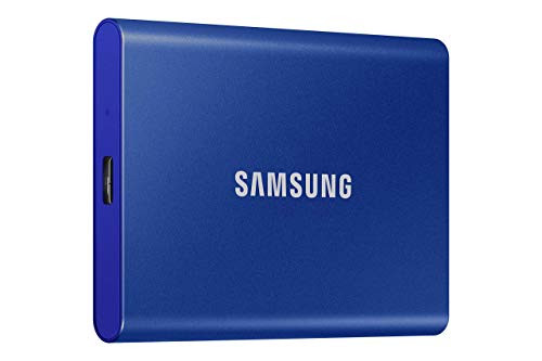 SAMSUNG T7 Portable SSD, 2TB External Solid State Drive, Speeds Up to 1,050MB/s, USB 3.2 Gen 2, Reliable Storage for Gaming, Students, Professionals,