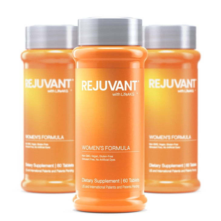 Rejuvant Women's AKG Longevity Supplement 1000MG Ultra 98% Pure (Calcium Alpha-Ketoglutarate), Patented Vitamin Rich Controlled Release Formula Suppo
