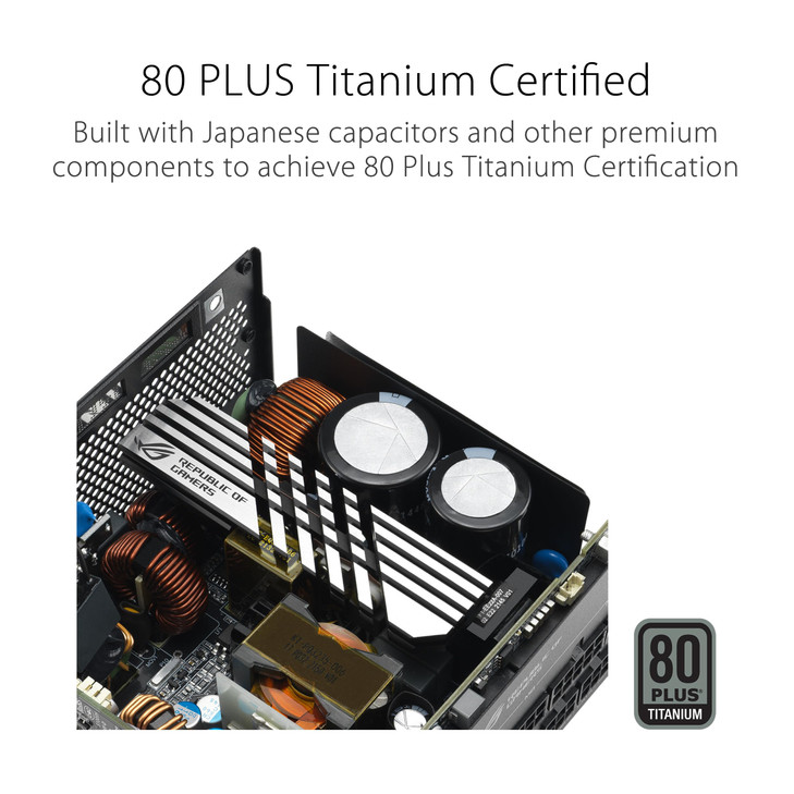 ASUS ROG Loki SFX-L 1200W Titanium PSU (Fully Modular Power Supply, 80+ Titanium, 120mm PWM ARGB Fan, Aura Sync, ATX 3.0 Compatible, PCIe 5.0 Ready,