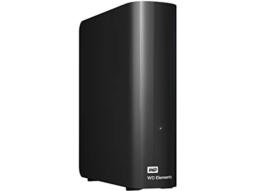 WD 20TB Elements Desktop External Hard Drive, USB 3.0 drive for plug-and-play storage - WDBWLG0200HBK-NESN
