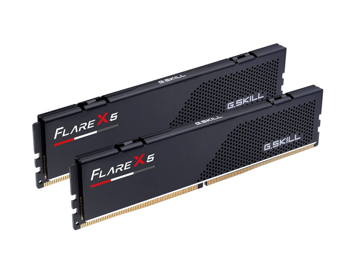 G.SKILL Flare X5 Series DDR5 RAM (AMD Expo & Intel XMP 3.0) 32GB (2x16GB) 6000MT/s CL36-36-36-96 1.35V Desktop Computer Memory U-DIMM - Matte Black (