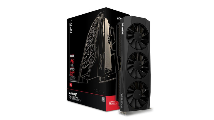 XFX Quicksilver AMD Radeon RX 9070XT Gaming Edition with 16GB GDDR6 HDMI 3xDP, AMD RDNA 4 RX-97TQICKBA