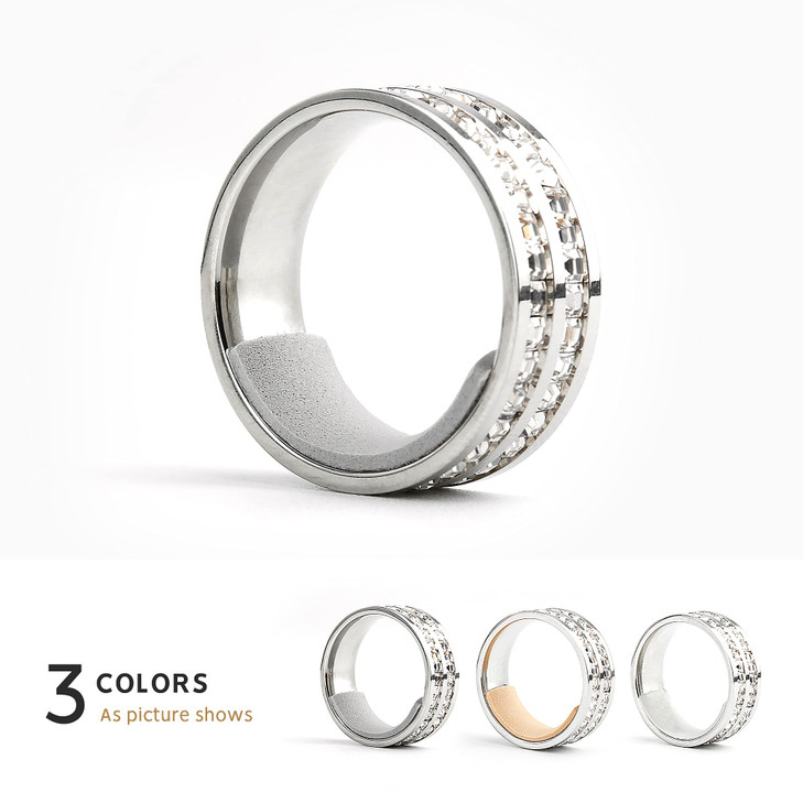 Ring Size Adjuster Loose Rings Invisible Reducer Jewelry Guard Sizer Tightener, Fitter, Reducer for Wide Rings, Multiple Resizer & 3 Colors, 6 Sheets