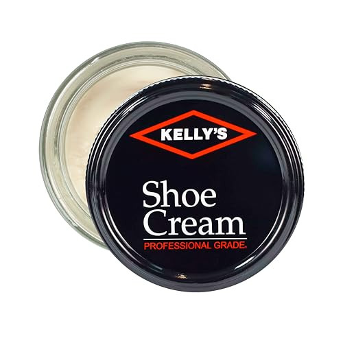 Kelly's Neutral Shoe Polish 1.5 oz - Professional Leather Shoe Cream