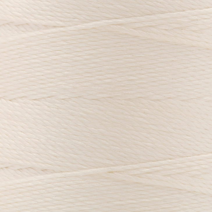 The Beadsmith Pure Silk Cord  White, Size E (0.325 mm/0.0128), 200 Yards (600 ft), 1/2-Ounce Spool