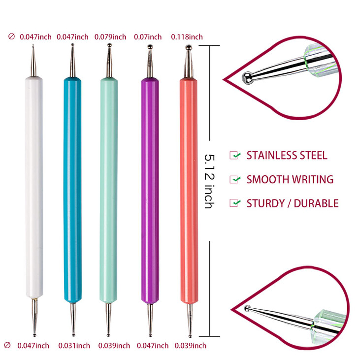 50 Sheets Black Graphite Carbon Paper Transfer (8.5 x 11.5 inch) Tracing Papers with 5 PCS Embossing Styluses Dotting Tools for Wood Paper Canvas Cra