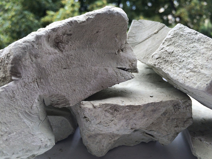 Sapphire Edible Clay Chunks (lump) Natural for Eating (Food), 4 oz (113 g)