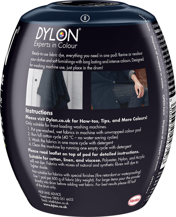 Dylon Machine Dye 350g 08 Navy Blue Blue