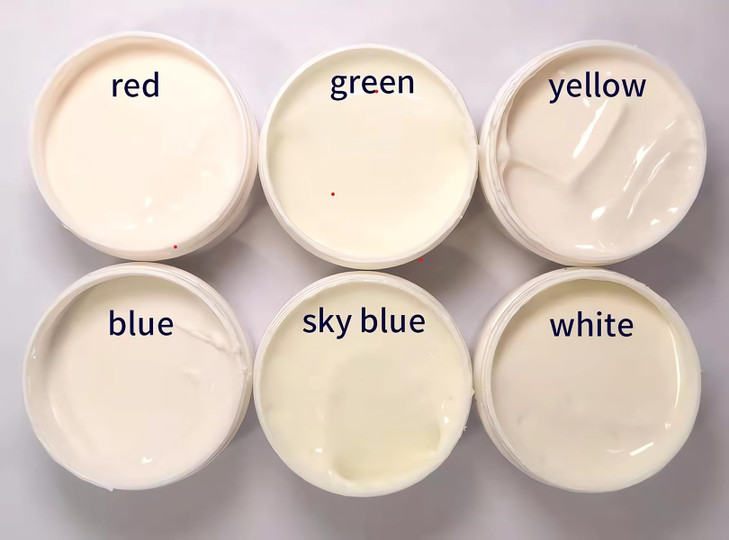 MizoArt SIX Color Invisible UV Paint Set For Indoor/Outdoor Use or Invisible UV Black light Paint Set 0.7oz /pots