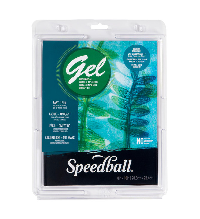 Speedball Gel Printing Plates, 8" x 10", for Block Monoprinting