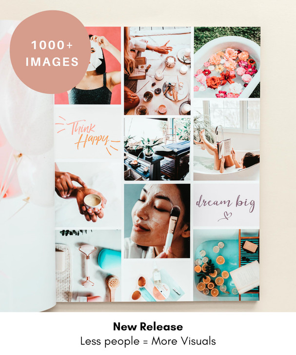 Lamare Vision Board Book - 1000+ Aesthetic Vision Board Images & Motivational Quotes, Vision Board Supplies, Vision Board Kit, Collage Book for Manif