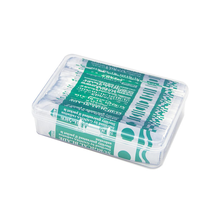 BELLIA BROS #60 Carbon Steel Scalpel Knife Blades Suitable for Surgical Knives, Utility knives, Pocket Knife etc 0.4mm Individually Wrapped Pack (50)