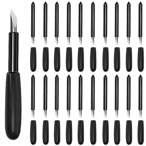 THANMAO 20PCS Premium Deep Cut Blade?Replacement Cutting Blades Compatible with Cricut Explore Air 2/Air 3/Explore 4/Maker/Maker 3/Maker 4 (Premium D