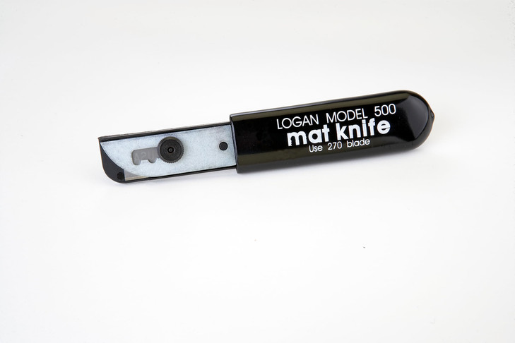 Authentic Logan 500 Mat Knife Board and Foamboard.Straight Cutter for Picture Framing.