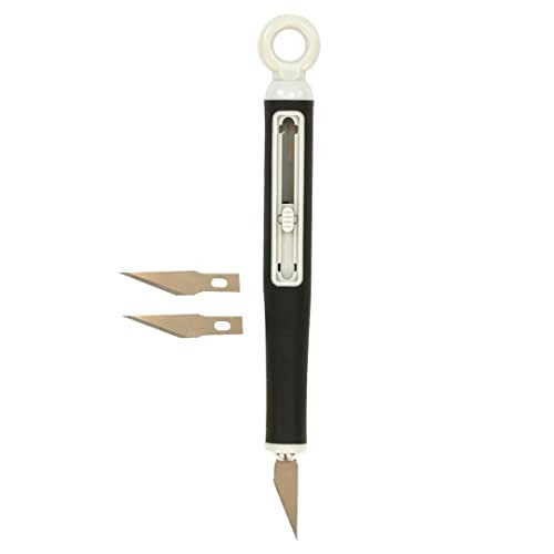 Tim Holtz Hobby Knife Set - Retractable Craft Tool with Replacement Cutting Blades - Fine Point Precision Cutter for Art Supplies and Paper Crafting