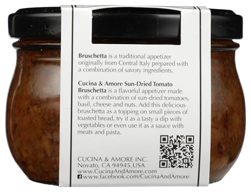 CUCINA & AMORE Sun Dried Tomato Bruschetta, 7.9 OZ