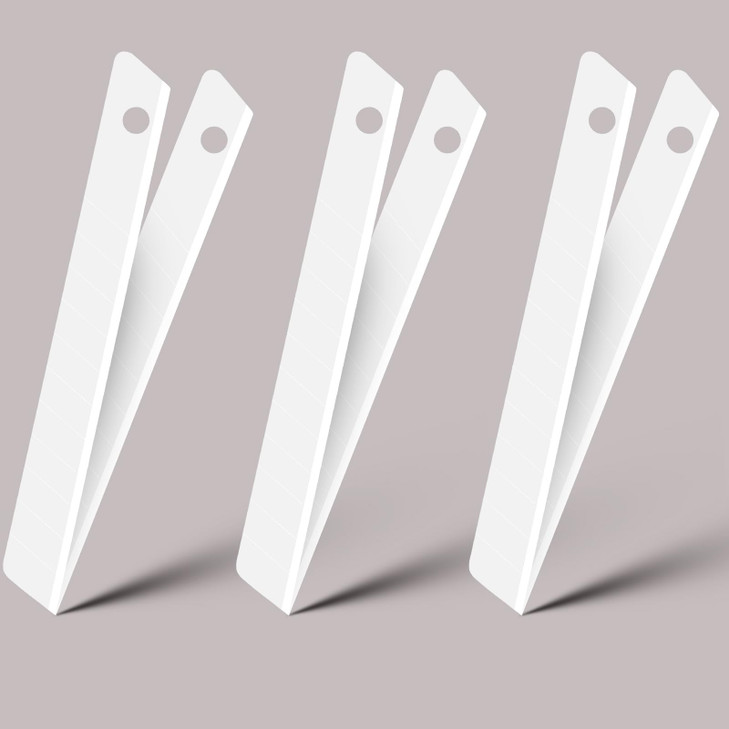 CUTOKAY Upgrade 1.5x Thickness Ceramic Box Cutter Blades 9mm Wide Knife refill Ceramic Utility Knife Blades Spare [6-pack]