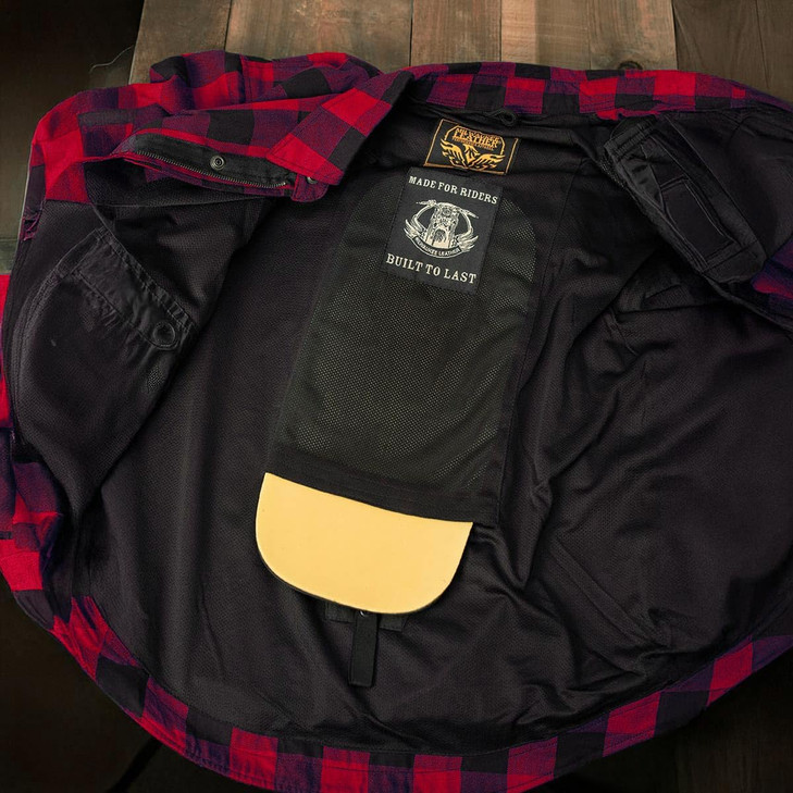 Milwaukee Leather | 1pc Back Protection for Motorcycle Jacket - Spine Protector - Armor Inserts for Motorcycle Shirts- MP7904 - One Size