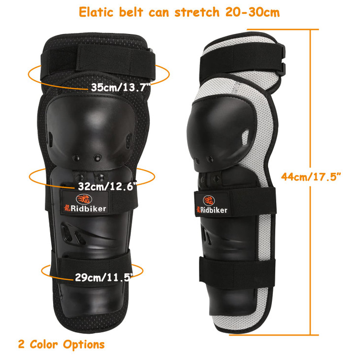 Motorcycle Knee Protector,Movable Knee Shin Guard PadsAdjustable Knee Cap Pads Protector Armor for Motorcycle Cycling Racing (Black)