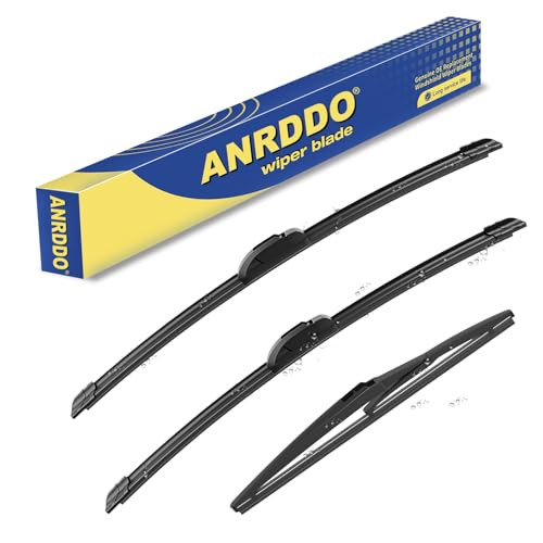 3 wipers Replacement For 2023 2022 2021 2020 2019 Toyota Rav4, Windshield Wiper Blades Original Equipment Replacement - 26"+16"+12" (Set of 3) U/J HO
