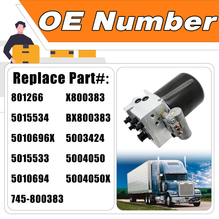 LEVANLIGHT 801266 Air Dryer Compatible with Kenworth Freightliner Volvo Trucks Buses RV, 12V Interior Cab Fresh Air Filter, Replaces# 5015534 5010696