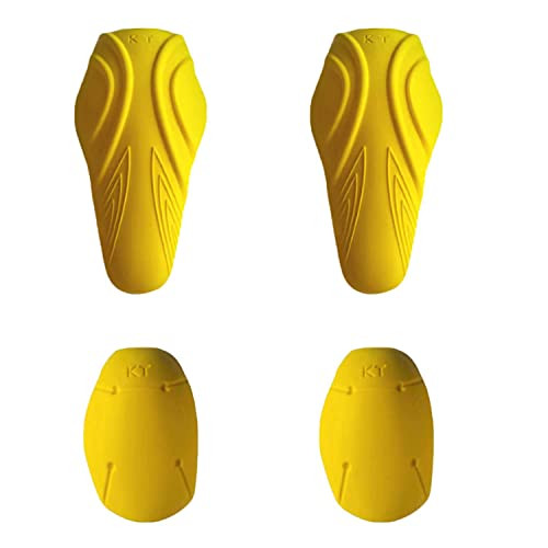 4PC CE Level 2 Elbow and Shoulder Certified Armor Pads Set, Level 2 Approved Mens Biker Shoulder, and Elbows Protector for Motorcycle Jackets and Pa