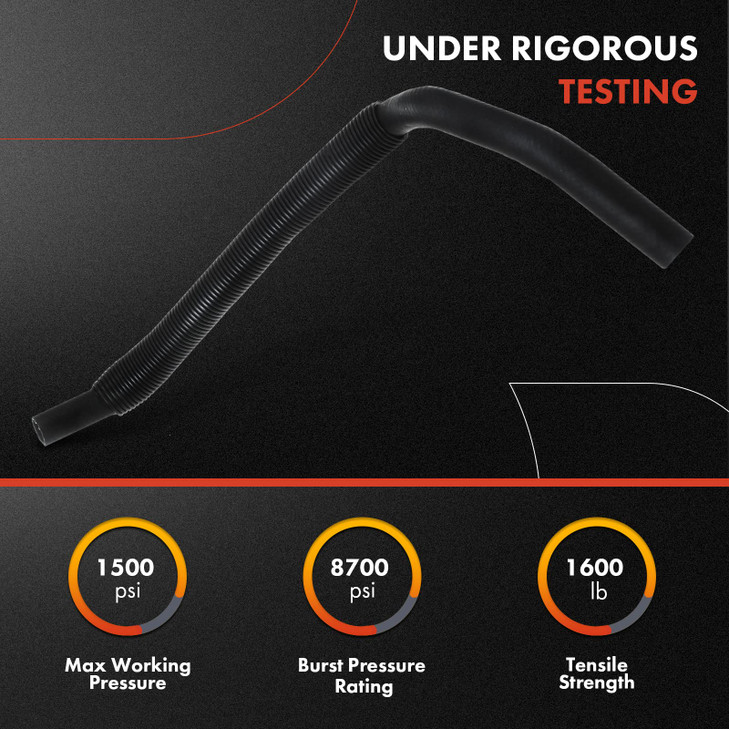 A-Premium Power Steering Reservoir/Suction Line Hose Assembly Compatible with Toyota Camry 2002-2006, Solara 2004-2008, 2.4L Gas, Reservoir to Pump