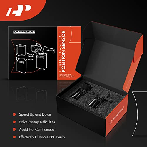 A-Premium Camshaft Position Sensor Left & Right - Compatible with Nissan, Infiniti Vehicles - 3.5L, 4.0L - Altima, Maxima, Murano, Quest, 350Z, Front