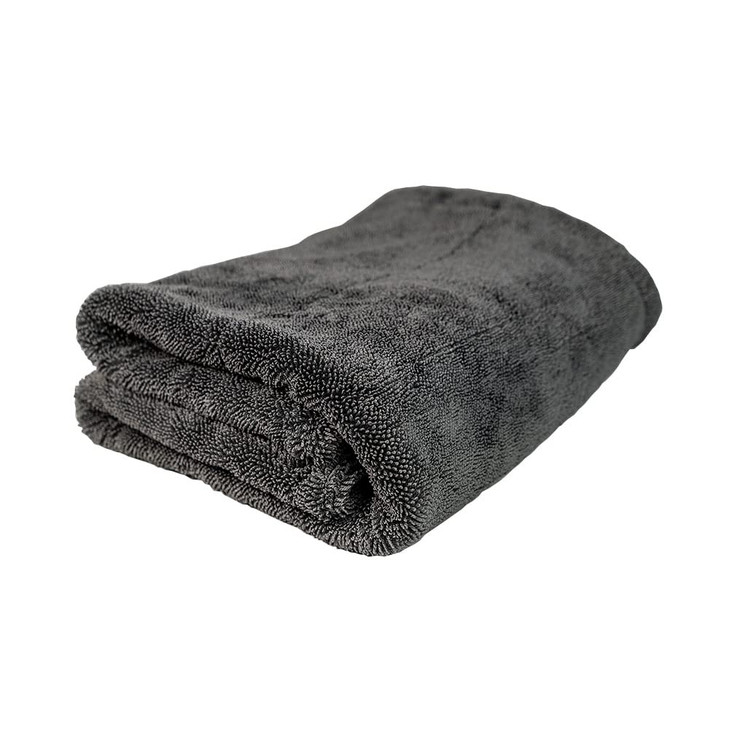 ExoForma Mega Car Drying Towel - Holds Up to 9 lbs, No Streaks, Scratches, or Water Spots | 1200 GSM Microfiber Double Twist Pile & Edgeless Design,