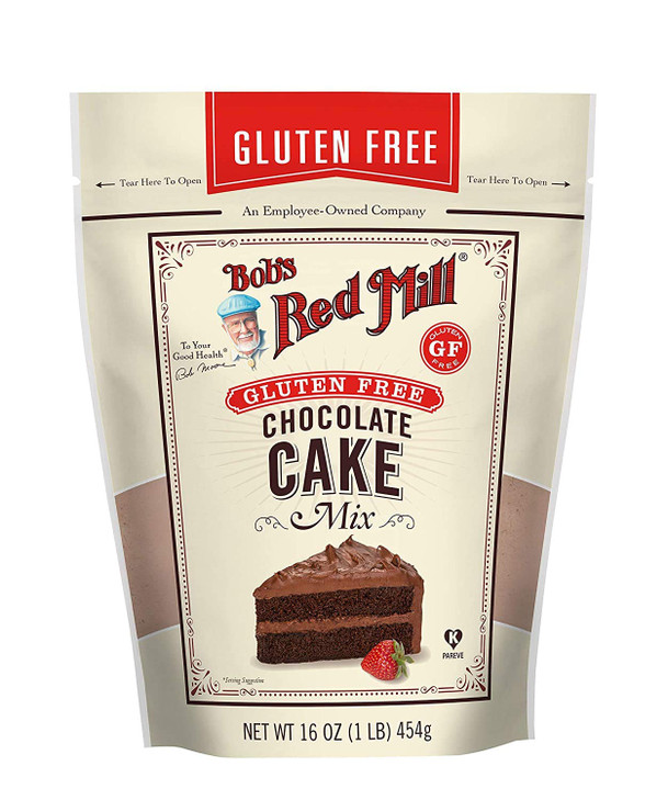 Bob's Red Mill Gluten Free Chocolate Cake Mix, 16 Oz (Pack of 2)