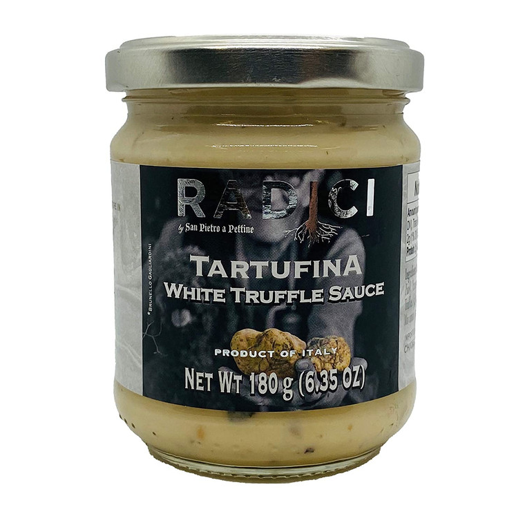 Tartufina Bianca, White Truffle Sauce, 6.35 oz (180 g), Gourmet Sauce, Condiments, Imported from Italy (Umbria)