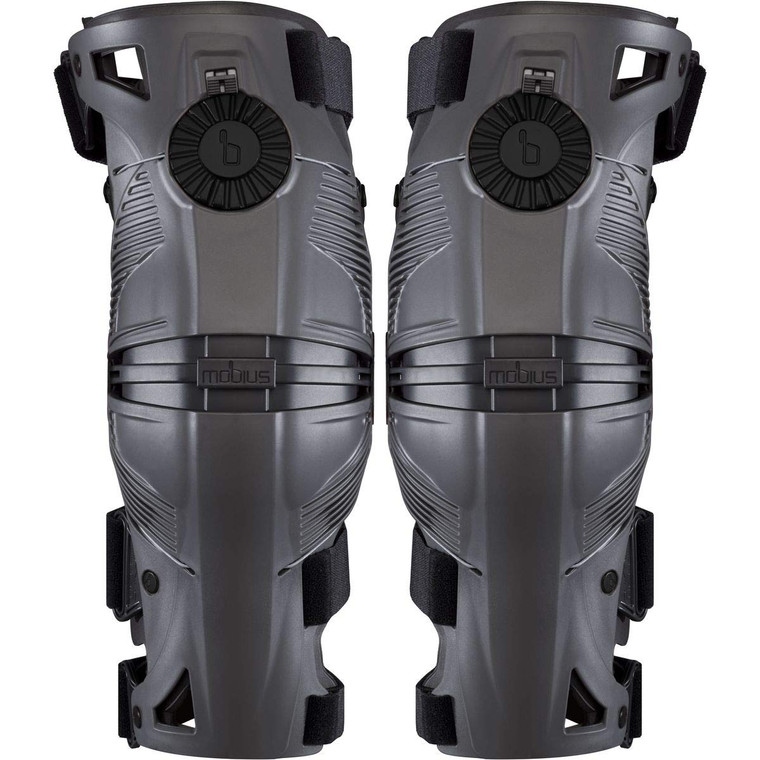 Mobius X8 Knee Braces (Large) (Storm/Grey)