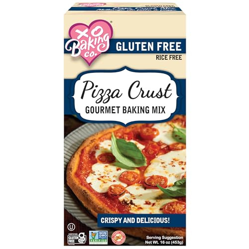 XO Baking Co. Gluten Free Pizza Crust Gourmet Baking Mix; Cinnamon Roll Mix; Non-GMO; Kosher; Rice, Dairy, Peanut, Soy and Grain Free; No Additives;