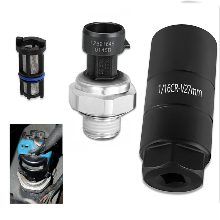 12677836 Oil Pressure Sensor for Chevrolet Chevy Silverado 1500 2500 3500 Tahoe Express Corvette Suburban Avalanche Impala GMC Sierra Savana Yukon,En