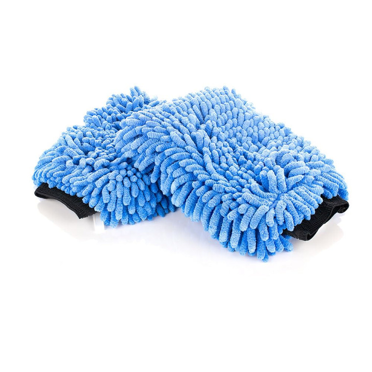 The Rag Company - Premium Chenille Microfiber Knobby Wash Mitts - Perfect for Car Washing and Detailing; Scratch-Free, Lint-Free, Double-Sided, Plush