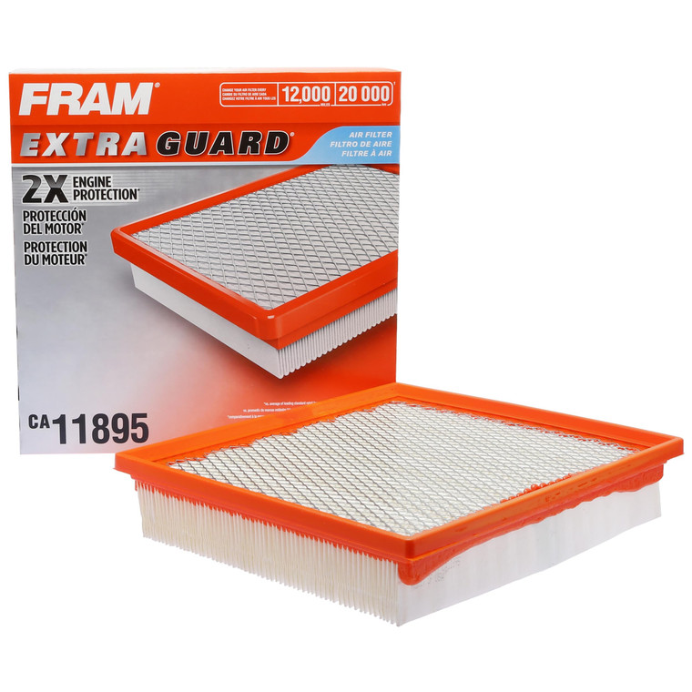 FRAM Extra Guard CA11895 Replacement Engine Air Filter for 2013-2022 Toyota (4.0L, 4-6L & 5.7L), Provides Up to 12 Months or 12,000 Miles Filter Prot