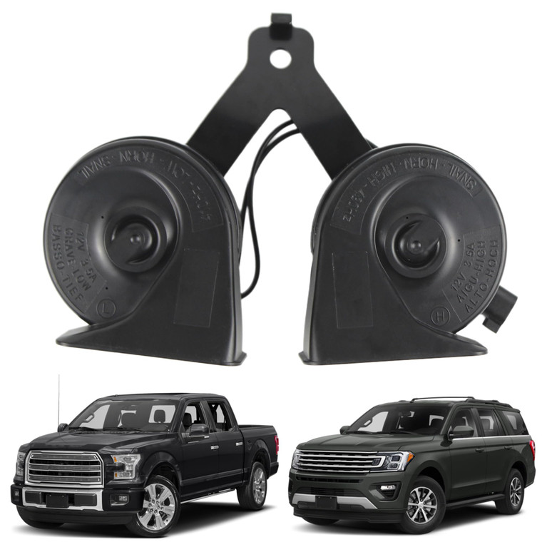 YzusGomumu Horn Assembly Dual Note Electric Horn Level 2 Compatible with 2015-2022 Ford F-150 2018-2022 Ford Expedition Replaces# ??FL3Z-13832-C FL3Z
