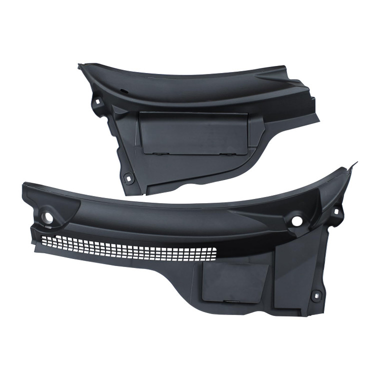 MOTOKU Pair Windshield Wiper Cowl Cover Panel Vent Grille for Mini Cooper R55 R56 R57 2007-2015 Left Driver and Right Passenger Side