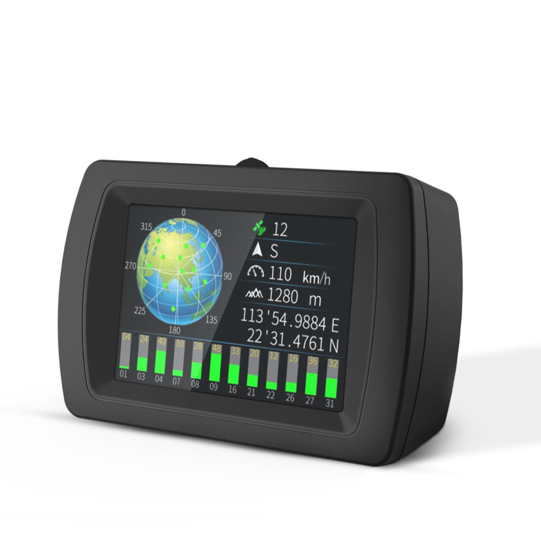 MR CARTOOL M85 Car Inclinometer GPS Speedometer Roll Angle & Pitch Angle with Compass Display for All Off-Road Vehicles