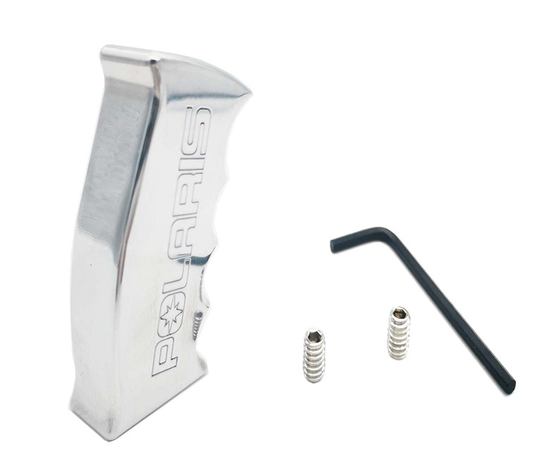 Custom Billet Pistol Grip Shift knob Shifter Polaris RZR Ranger Sportsman Made 6061 Aluminum (Mirror Finish)