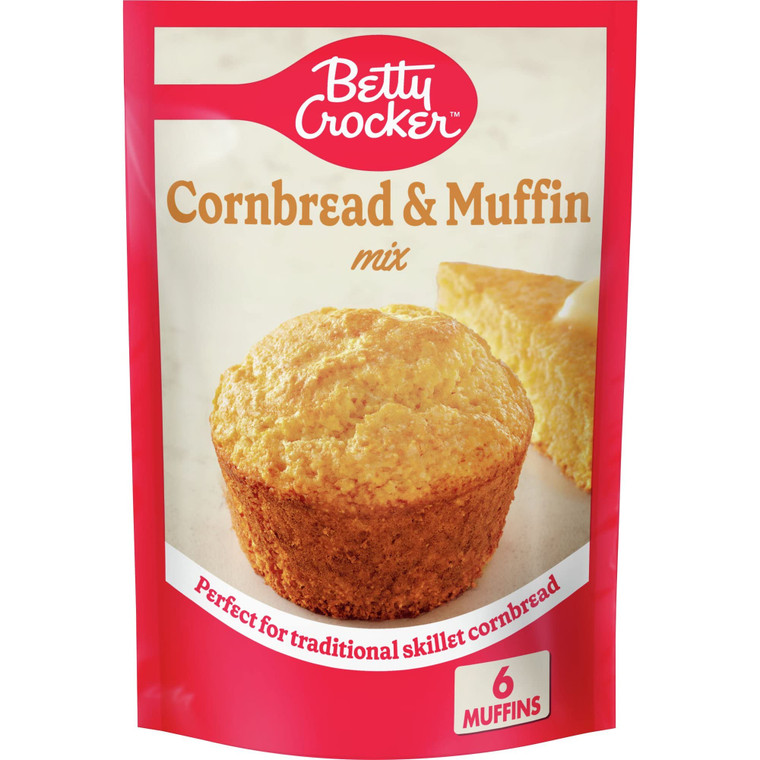 Betty Crocker Betty Crocker Authentic Cornbread & Muffin Mix, 6.5 oz (Pack of 9)